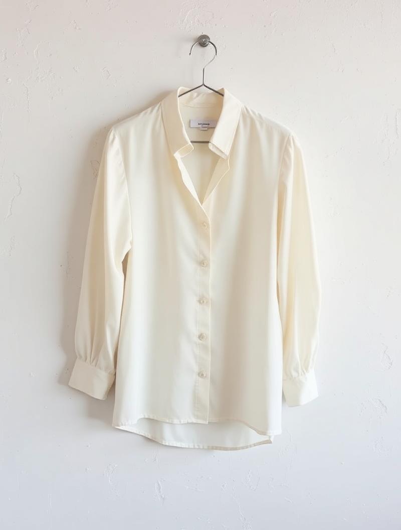 Blusa Marfil — Seda Cruda de Oaxaca